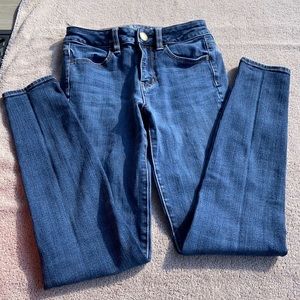 American Eagle high rise jeggings super stretch 00